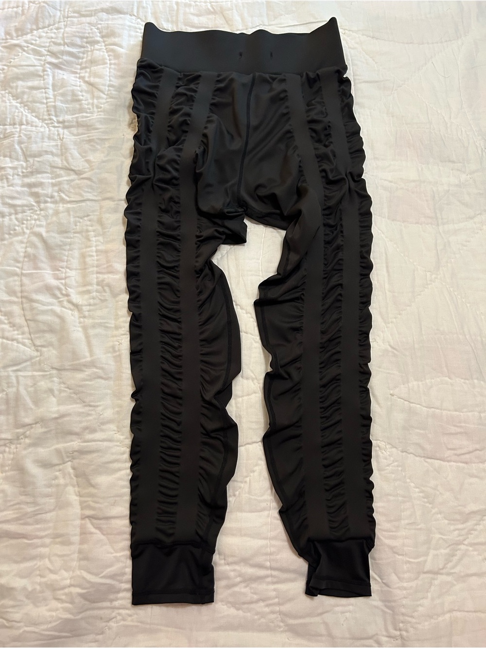 SKINNIFY Resistance Band Leggings Womens XL Black 4 Bands Gym Workout Activewear